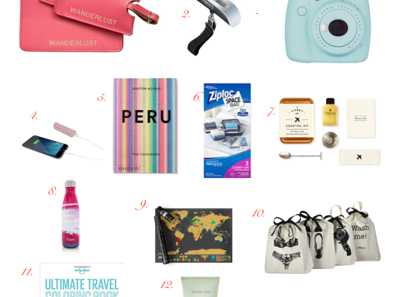 Christmas Gift Guide: For the Travelers